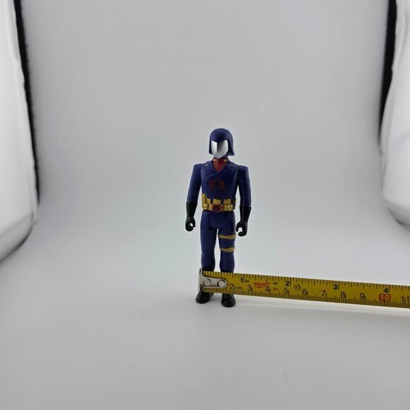 Super7 G.I. Joe: ReAction+ Cobra Commander Blue Plastic Collectible Figure - Picture 6 of 6